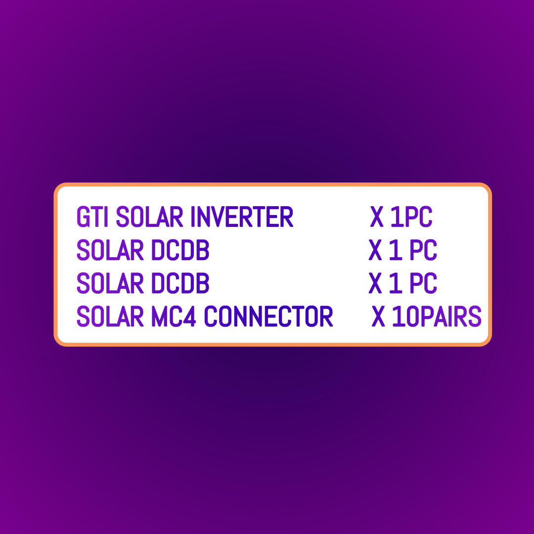Eastman Combo 10KW 3-Phase Grid-Tie Solar Inverter with Dual MPPT | 10-Year Warranty |Solar Ongrid Inverter 