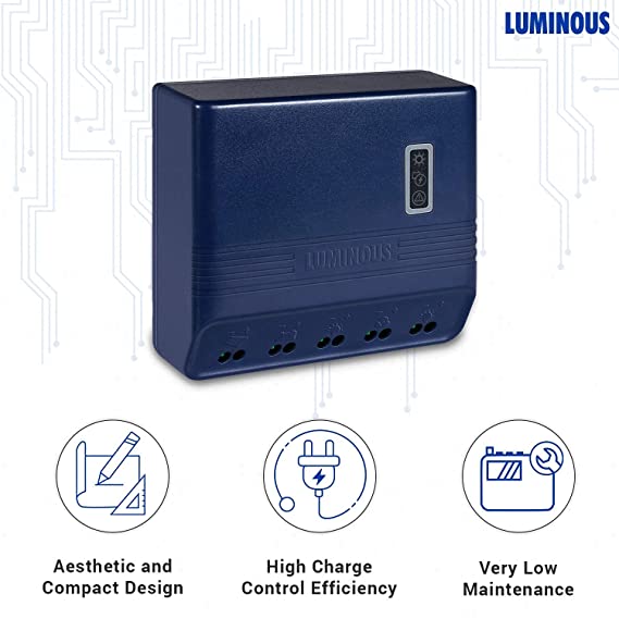 Luminous charge controller - 10 amp, 12-24V (SCC1220NM)