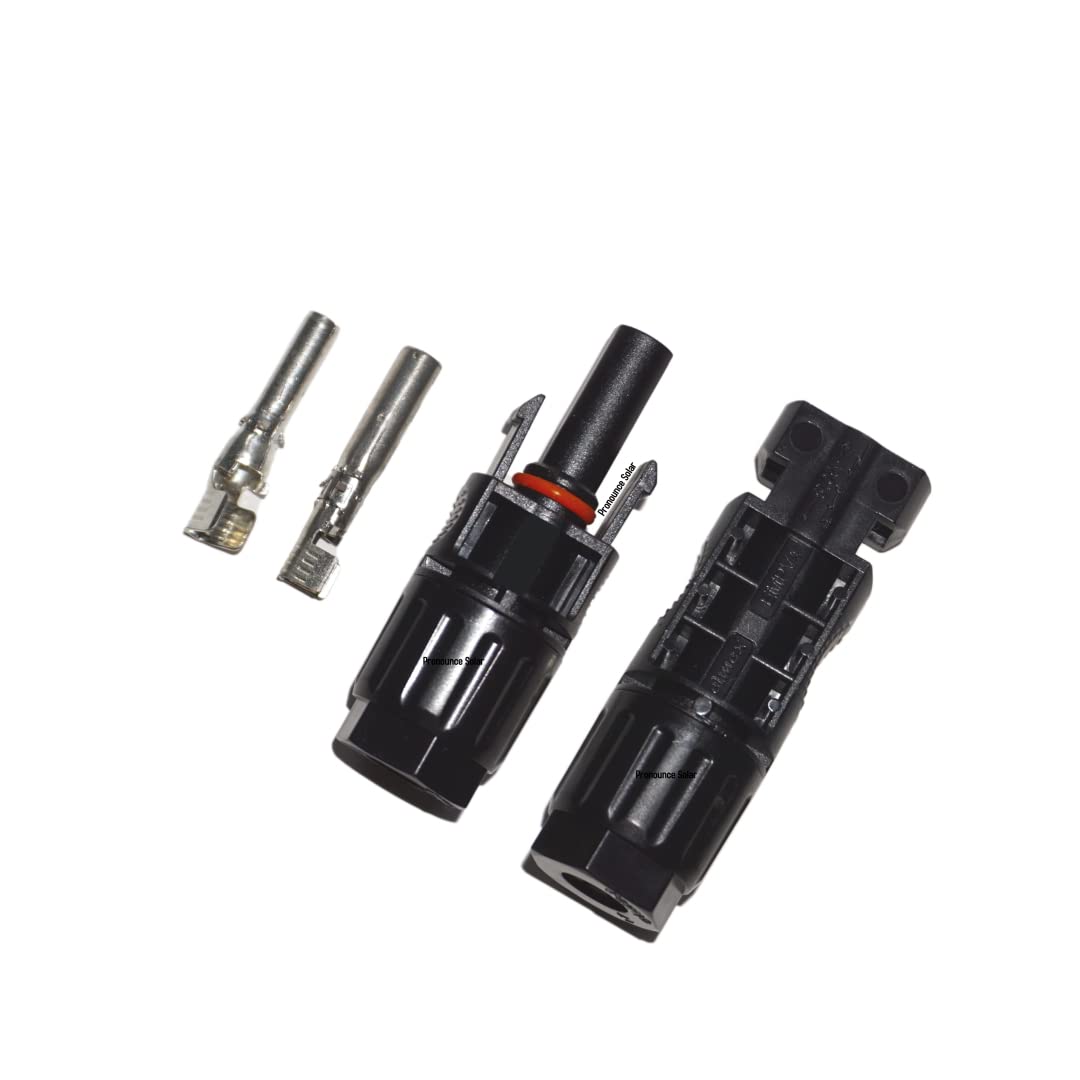 Pronounce Solar MC4 Connector Set of 50 Pairs, Solar Panel Connector
