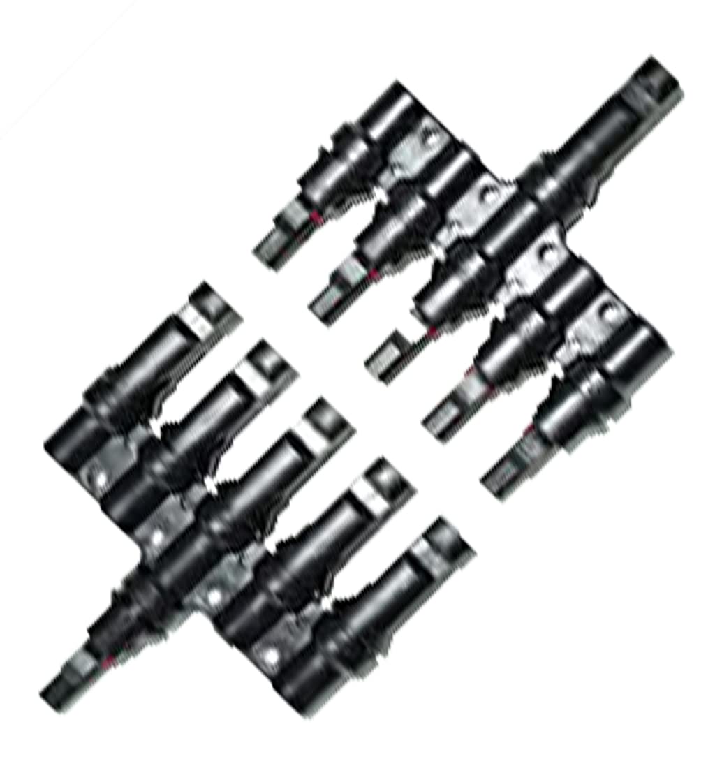 Pronounce Solar 5 in 1 T5 MC4 Wire Connector for Solar Panels, (1+1 Pair), (1500V/50A) MC4 CONNECTOR 5IN 1OUT