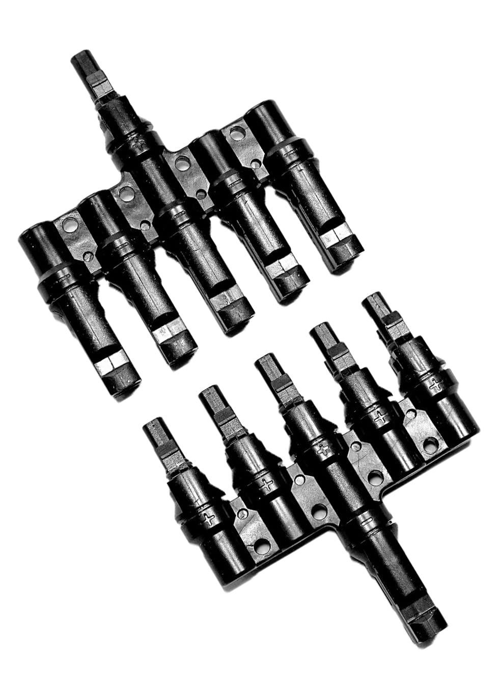 Pronounce Solar 5 in 1 T5 MC4 Wire Connector for Solar Panels, (1+1 Pair), (1500V/50A) MC4 CONNECTOR 5IN 1OUT