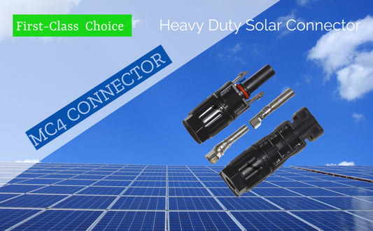 Solocell MC4 Solar Connectors – Set of 20 Pairs (Male + Female + Pins), 1000 V / 50 A, IP67 Weatherproof