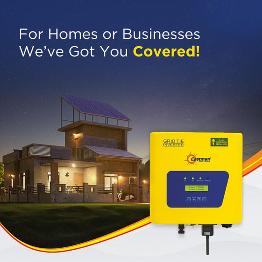 Eastman Solar Ongrid Inverter 3 KW 1 Phase, Grid Tie Solar Inverter, 10-Year Warranty  EGT-3K.1P1M