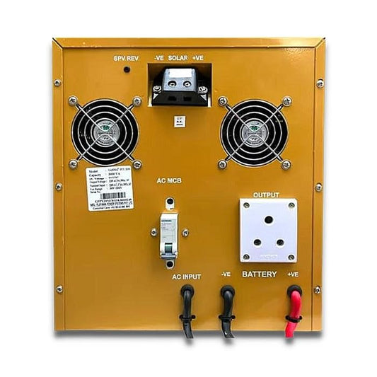 MPPT Solar PCU Inverter (Support Lithium Battery I connect up to 2200W Panels I It runs 1HP Submersible/1.5ton 5Star AC)