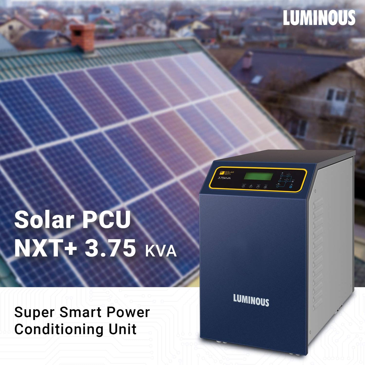 Luminous Solar PCU NXT+ 3.75KVA, 48V  Solar Inverter