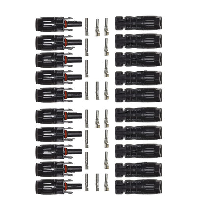 Pronounce Solar MC4 Connector Set of 20 Pairs, Solar Panel Connector