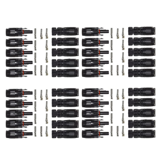 Pronounce Solar MC4 Connector Set of 20 Pairs, Solar Panel Connector