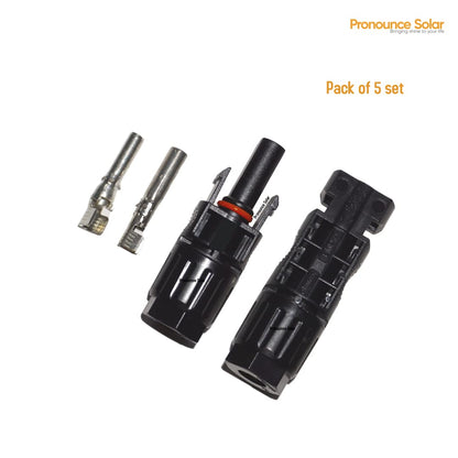 Pronounce Solar MC4 Connector Set of 50 Pairs, Solar Panel Connector