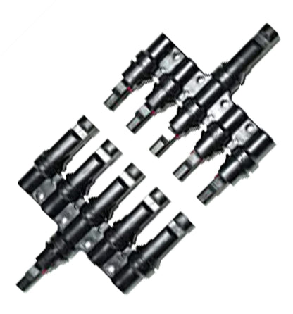 Pronounce Solar 5 in 1 T5 MC4 Wire Connector for Solar Panels, (1+1 Pair), (1500V/50A) MC4 CONNECTOR 5IN 1OUT