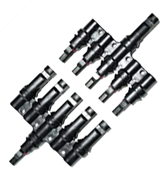 Pronounce Solar 5 in 1 T5 MC4 Wire Connector for Solar Panels, (1+1 Pair), (1500V/50A) MC4 CONNECTOR 5IN 1OUT