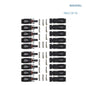Solocell MC4 Solar Connectors – Set of 10 Pairs (Male + Female + Pins), 1000 V / 30 A, IP67 Weatherproof