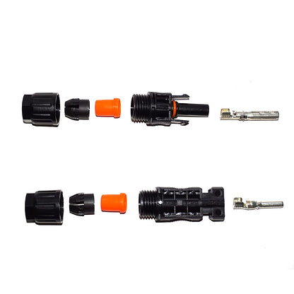 Solocell MC4 Male Female Solar Panel Cable Connectors (Set of 50 Pairs) MC4 Connectors